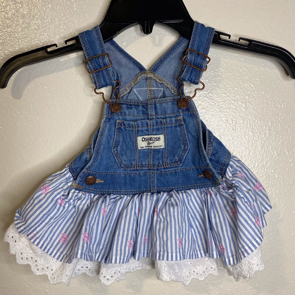 Oshkosh denim overall dress